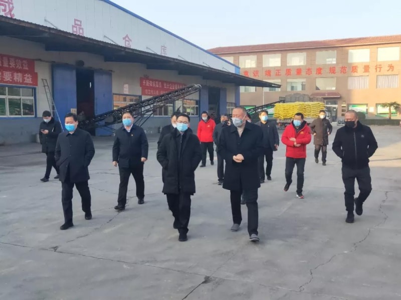 縣長(zhǎng)申琳調(diào)研旭瑞集團(tuán)疫情防控、復(fù)工復(fù)產(chǎn)情況！